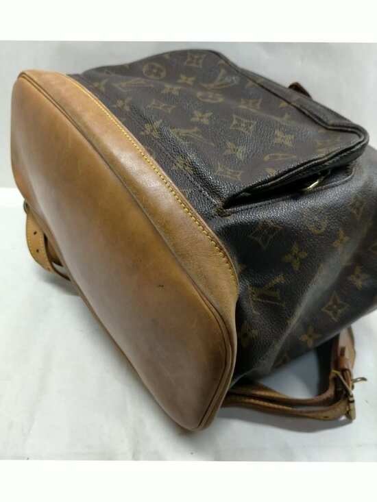 Authentic Louis Vuitton Montsouris GM Backpack Monogram Canvas LV Bag